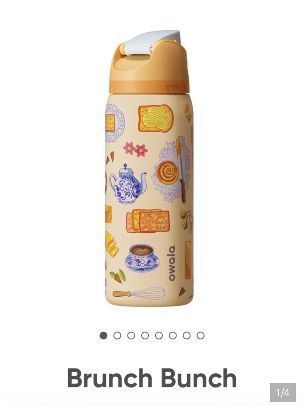 Owala Brunch Bunch Insulated Water Bottle - Yellow